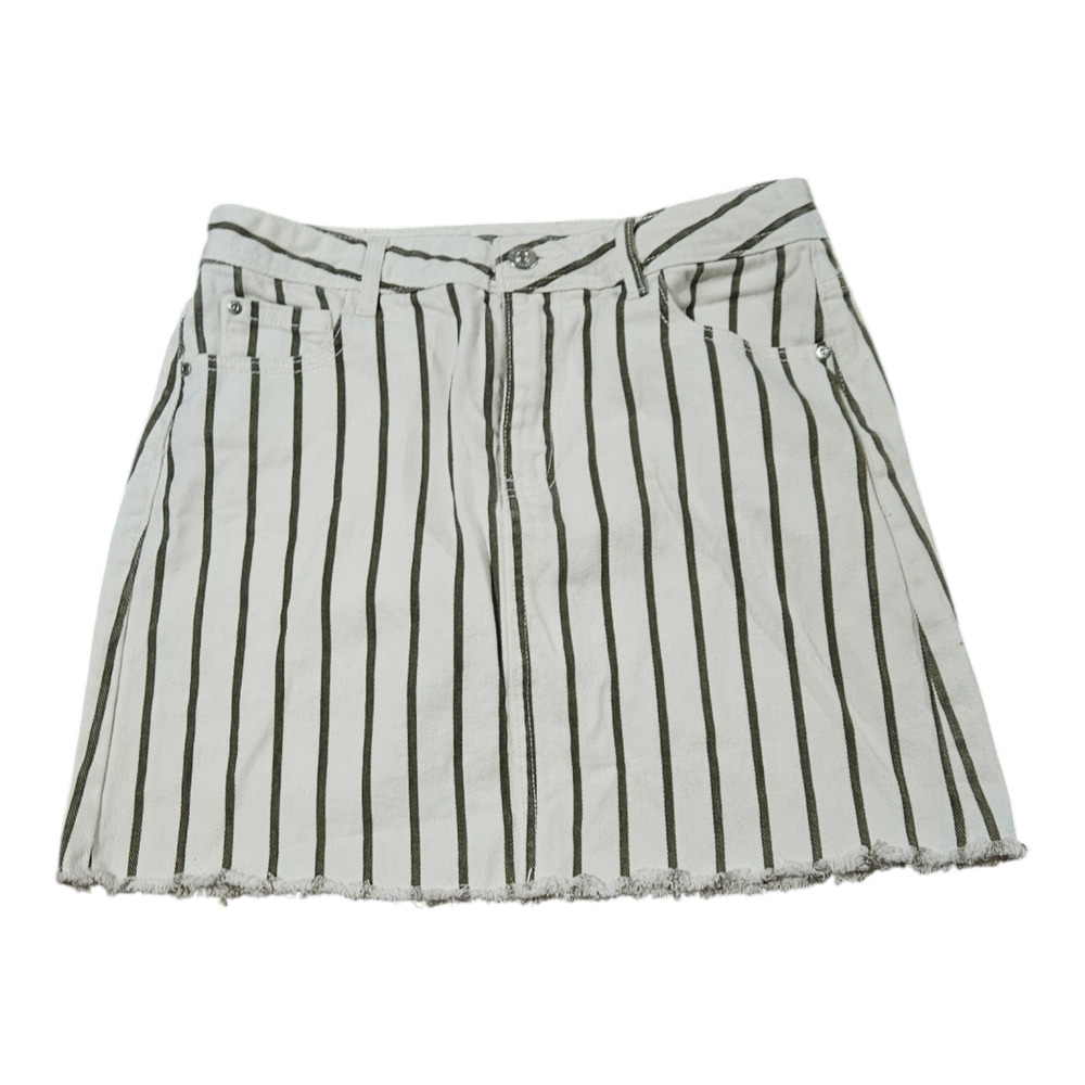 Pimkie US Size 4 Striped Mini Skirt